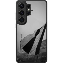 Aksel Kılıf Samsung Galaxy S26 Ultra Uyumlu Glossy Premium Mat Siyah Baskılı Silikon Kılıf