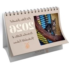 Esranın Dünyası 2026 Yılına Özel Kedi Temalı Masa Takvimi