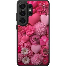 Aksel Kılıf Samsung Galaxy S26 Ultra Uyumlu Glossy Premium Mat Siyah Baskılı Silikon Kılıf