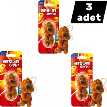 Ck Oto Bakım Dünyası Areon Smile Strawberry Kokusu Kahverengi Köpek Üçlü Set