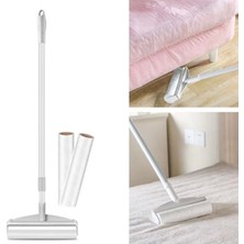Hayat Store Teleskopik Saplı 24 cm Yapışkanlı Tüy Rulosu Uzayabilen Hav Tüy Toz Toplayıcı Rulo 2 Yedekli ( Lisinya )