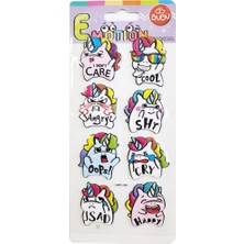  bu-bu emotions puffy sticker unicorn - message 9x21 swp-1902