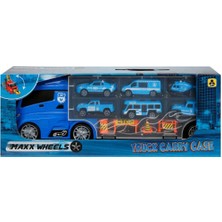 Sunman Oyuncak Maxx Wheels Çantalı Transporter Taşıyıcı Tır 40Cm S00002327 (Karışık Renk 1 Adet)