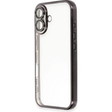 Colezium Iphone 16 Kılıf Razer Lensli  - Siyah
