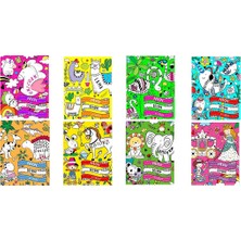 Karatay Yayınları 4E Neon Boyama Kitabım-32 Sayfa 8 Kitap (Yeni)