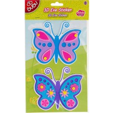  bu-bu eva sticker karışık 3d büyük bubu-sts012