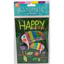 bu-bu handmade sticker papağan 12,5x23,5 hmsb-101
