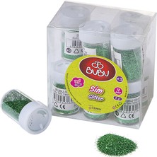  bu-bu sim yeşil renk 8 gram pvc kutu (12 tüp) bubu-sm0005