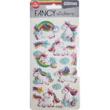  bu-bu damla sticker glitter unicorn 9x20 pus-6605