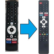 Tayfun Botech Google Smart Tv Kumanda-Mikrofonlu