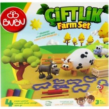  bu-bu oyun hamuru seti çiftlik (m) bubu-oh0017