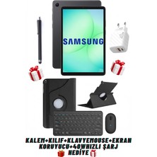 Samsung Galaxy Tab A11 Tablet: 8.7" 90Hz, 8gb Ram 128GB Hafıza, Ince Tasarım, Ekran KORUYUCU+KILIF+KALEM+KLAVYEMOUSE+40WHIZLI Şarj Hediye