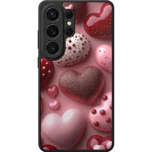 Aksel Kılıf Samsung Galaxy S26 Ultra Uyumlu Glossy Premium Mat Siyah Baskılı Silikon Kılıf