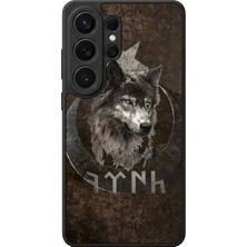 Aksel Kılıf Samsung Galaxy S26 Ultra Uyumlu Glossy Premium Mat Siyah Baskılı Silikon Kılıf