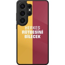 Aksel Kılıf Samsung Galaxy S26 Ultra Uyumlu Glossy Premium Mat Siyah Baskılı Silikon Kılıf