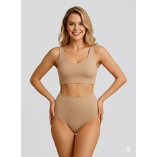 Sheviva Vizon Yüksek Bel Toparlayıcı Bikini Altı