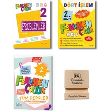 Fenomen Yayıncılık Fenomen 2. Sınıf Problem Dört Işlem ve Tüm Dersler Soru Bankası 3lü Set + Telefon Standı