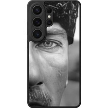 Aksel Kılıf Samsung Galaxy S26 Ultra Uyumlu Glossy Premium Mat Siyah Baskılı Silikon Kılıf