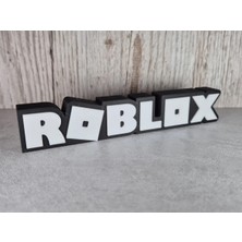 Rüya Vadisi Roblox Yazı Dekoru 21 cm | 3D Baskı Masaüstü Biblo | Oyun Odası & Gamer Dekorasyonu