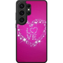 Aksel Kılıf Samsung Galaxy S26 Ultra Uyumlu Glossy Premium Mat Siyah Baskılı Silikon Kılıf