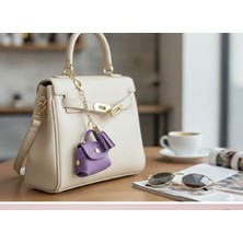 Pololiza Simli Bag Charm Mini Cüzdan / Çok Amaçlı Lüks Anahtarlık ve Çanta Askı Süsü Çanta Aksesuarı