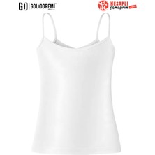 Yıldız Premium Kız Çocuk %100 Pamuklu Ip Askılı Esnek Rahat Kalıp Biyeli 1 Adet Atlet