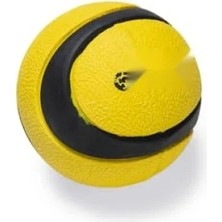 Esranın Dünyası Yüzen Köpek Oyuncağı, Kauçuk, Tenis Topu, Siyah/sarı, 6,3 cm