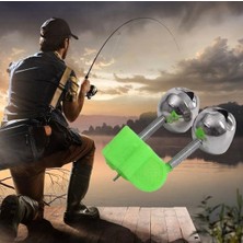 Balıkçı Oltası Zil ve Fosfor Takma Aparatı Ikili Çıngırak Vuruş Ikazı