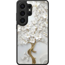 Aksel Kılıf Samsung Galaxy S26 Ultra Uyumlu Glossy Premium Mat Siyah Baskılı Silikon Kılıf