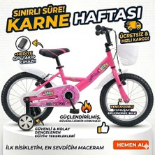 4-7 Yaş Pembe Çocuk Bisikleti ( Takip Cihazi Hediyeli )