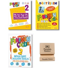 Fenomen Yayıncılık Fenomen 2. Sınıf Problemler Dört Işlem ve Haftalık Süreç Değerlendirme 3lü Set + Telefon Standı