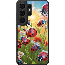 Aksel Kılıf Samsung Galaxy S26 Ultra Uyumlu Glossy Premium Mat Siyah Baskılı Silikon Kılıf