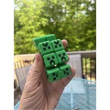 Rüya Vadisi Creeper Figürlü Stres Fidget Küp – Minecraft Temalı Hediyelik