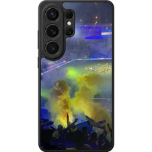 Aksel Kılıf Samsung Galaxy S26 Ultra Uyumlu Glossy Premium Mat Siyah Baskılı Silikon Kılıf