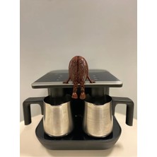 Rüya Vadisi Kahve Köşesi - Tekli Ayaklı Kahve Köşesi Biblo - Kahve Çekirdeği