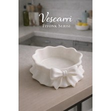 Rüya Vadisi Fiyonk Detaylı Coquette Kase – Dekoratif Catch-All & Takı Düzenleyici