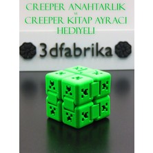 Rüya Vadisi Pikselli Temalı Sonsuz Küp Fidget Infinity Cube (Çift Renkli Oyuncak)- 3D Baskı