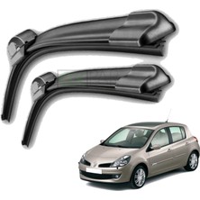 Expar Oto Renault Clio Ön Cam Süpürgesi Takımı 2005 - 2012 Renault Clio 3 Ön Silecek Araca Özel