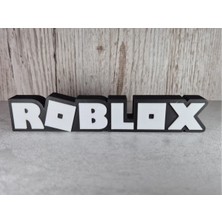 Rüya Vadisi Roblox Yazı Dekoru 21 cm | 3D Baskı Masaüstü Biblo | Oyun Odası & Gamer Dekorasyonu