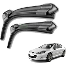 Expar Oto Peugeot 407 Ön Cam Silecek Süpürgesi Takımı 2004 - 2011 Pejo 407 Silecek Takımı