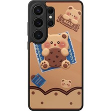 Aksel Kılıf Samsung Galaxy S26 Ultra Uyumlu Glossy Premium Mat Siyah Baskılı Silikon Kılıf