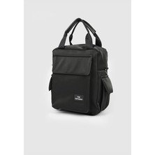 Rivina Darya Çok Bölmeli Saten Yumuşak Deri El Omuz ve Sırt Çantası