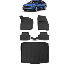 Rich Oto Paspas Skoda Octavia Paspas Bagaj Havuzu Set 2021 2022 2023 2024 2025 2026 Model E Tech Mhev