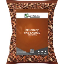 Agroera Çam Kabuğu Doğal Ağaç Kabuğu  Dekoratif Çam Ağaç Kabuk 10 Litre