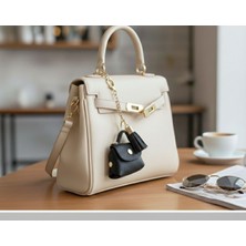 Pololiza Simli Bag Charm Mini Cüzdan / Çok Amaçlı Lüks Anahtarlık ve Çanta Askı Süsü Çanta Aksesuarı
