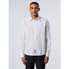 North Sails Regular Fit Smart Casual Geniş Yaka %100 Organik Pamuk Gömlek