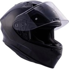 Esranın Dünyası Güvenli Kapalı Motosiklet Kaskı, Pearl Siyah, Xl Boy