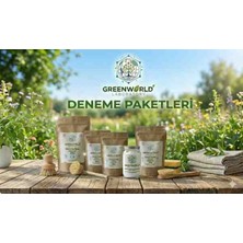 Green World GreenworldLaboratory Ekolojik Temizlik Seti - Bitkisel Bulaşık + Çamaşır + Leke Çıkarıcı + Kireç Çözücü 1er kg Deneme Paketi Seti