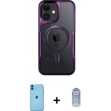 İlk El Grup Ieg™ iPhone 11 Yadigar Klasik Özel Seri - Siyah Joko Magic 5d Cam + Mavi Neon Fosforlu Kamera Lens
