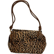 Rivina Marla Kadın Askısı Düğüm Detaylı Orta Boy El Kol ve Omuz Çantası 35X20 cm